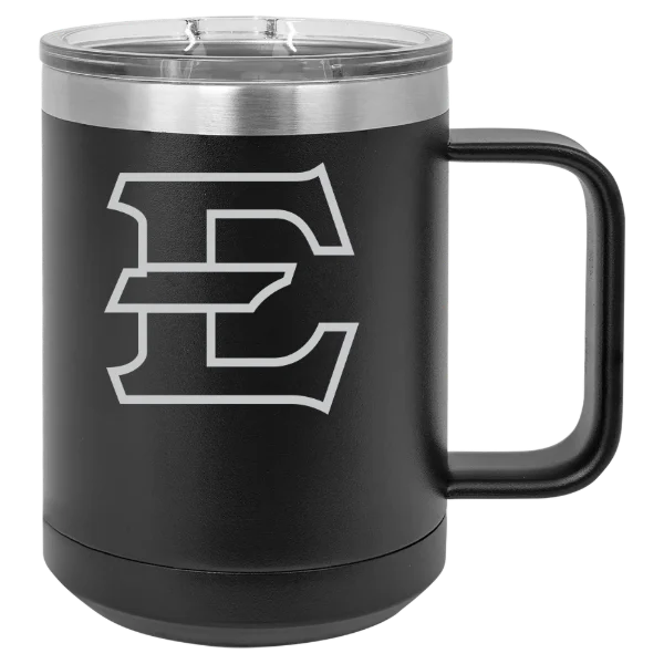 East Tennessee State University Polar Camel 15 oz. Mug with Slider Lid