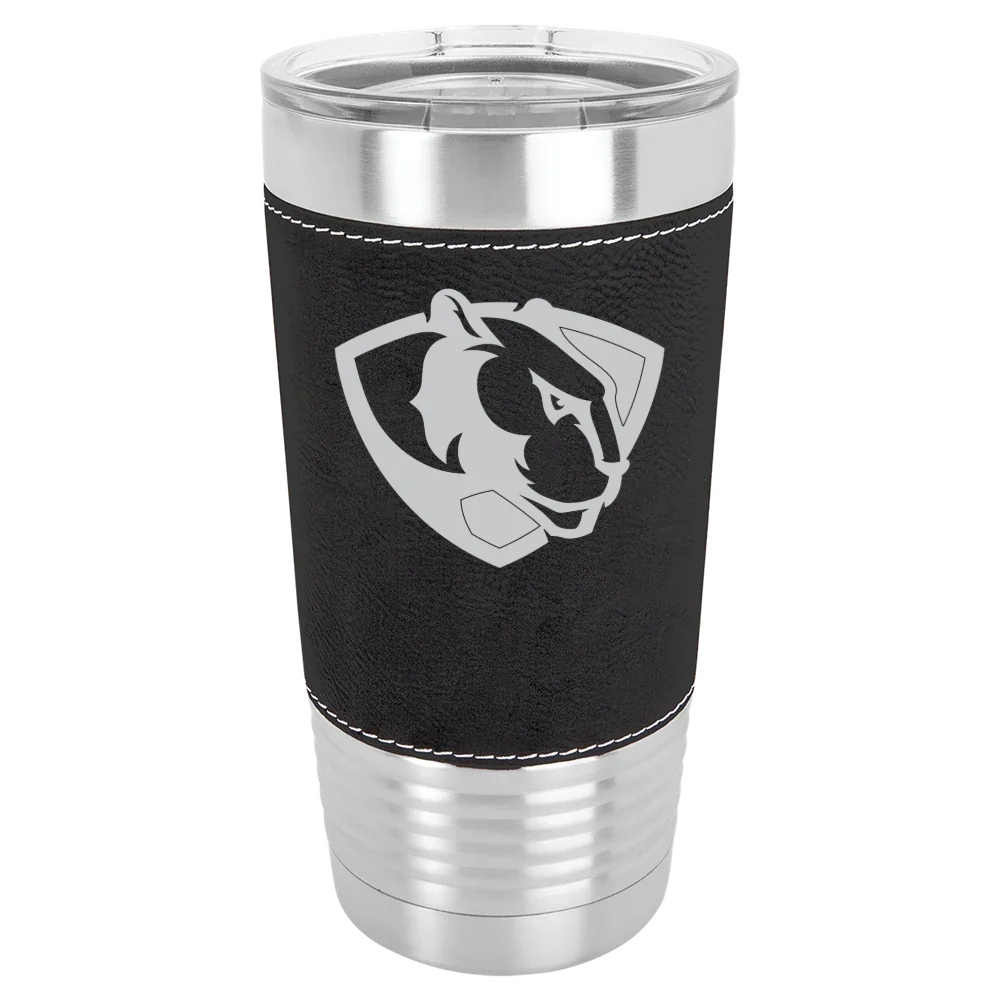 Eastern Illinois University Polar Camel 20 oz. Leatherette Grip Tumbler with Standard Lid
