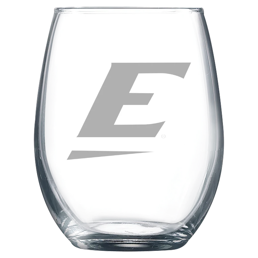 Eastern Kentucky University Polar Camel 9 oz. Stemless Wine Glass