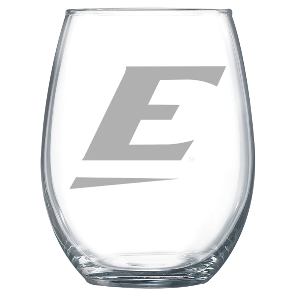 Eastern Kentucky University Polar Camel 15 oz. Stemless Wine Glass