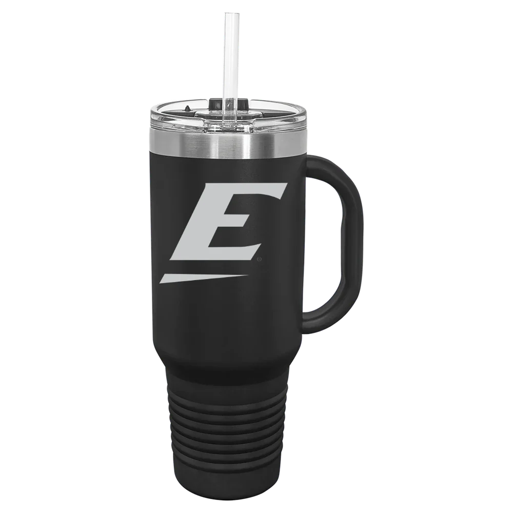 Eastern Kentucky University Polar Camel 40 oz. Travel Mug with Snap Lid & Straw