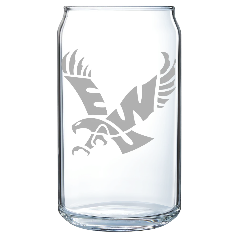 Eastern Washington University Polar Camel 16 oz. Can Glass