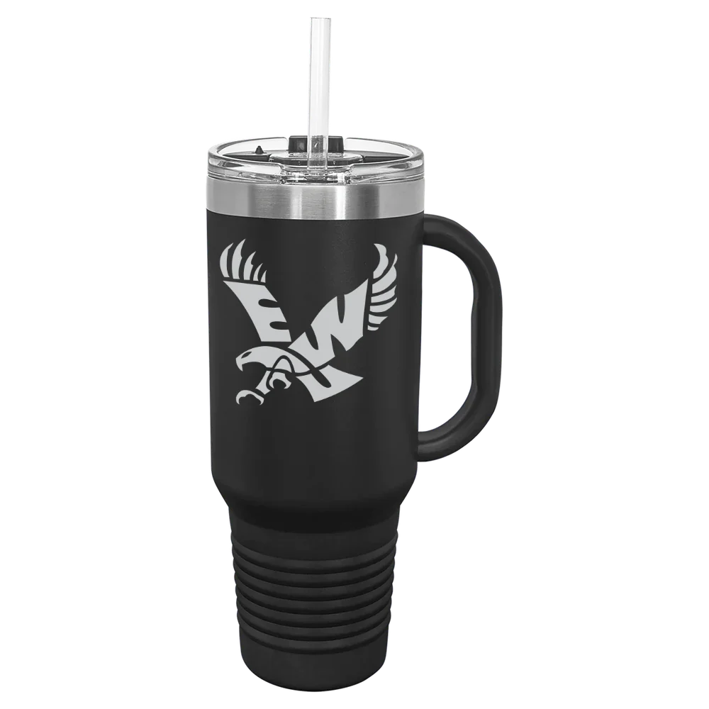 Eastern Washington University Polar Camel 40 oz. Travel Mug with Snap Lid & Straw