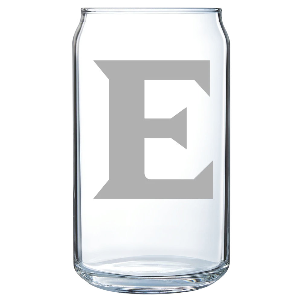 Elon University Polar Camel 16 oz. Can Glass