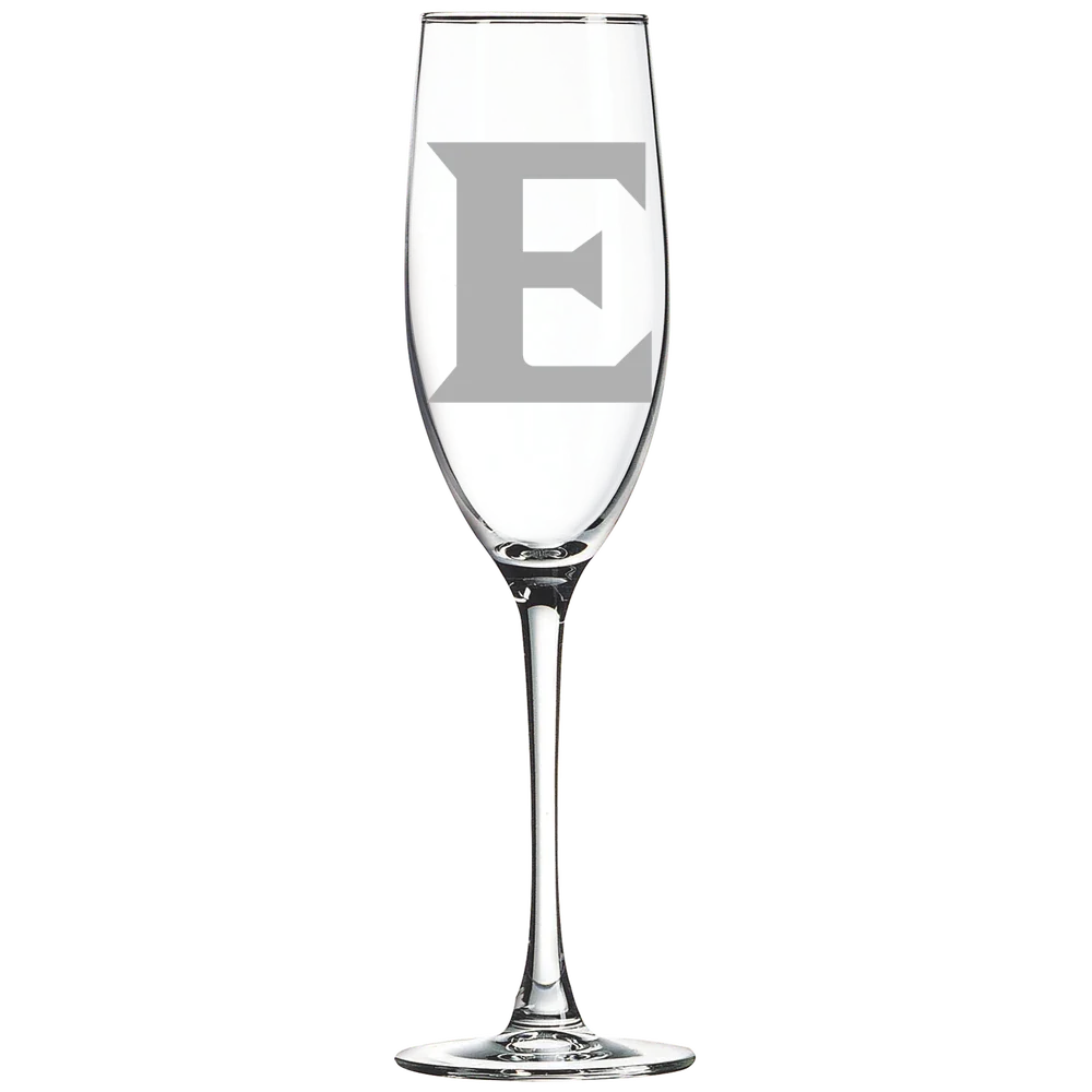 Elon University Polar Camel 8 oz. Champagne Flute