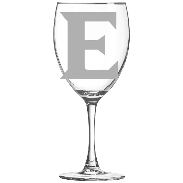 Elon University Polar Camel 10 1/2 oz. Wine Glass