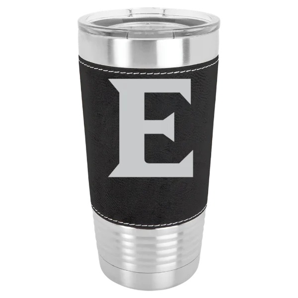 Elon University Polar Camel 20 oz. Leatherette Grip Tumbler with Standard Lid