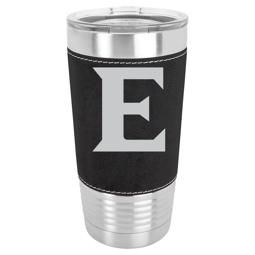 Elon University Polar Camel 20 oz. Leatherette Grip Tumbler with Standard Lid