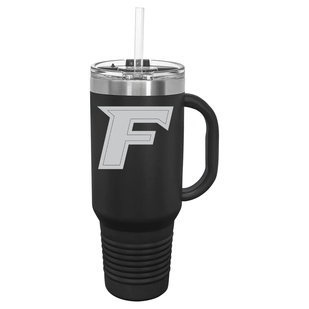 Fairfield University Polar Camel 40 oz. Travel Mug with Snap Lid & Straw