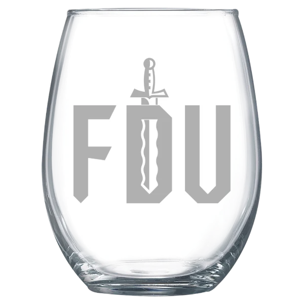 Fairleigh Dickinson University, Metropolitan Campus Polar Camel 15 oz. Stemless Wine Glass