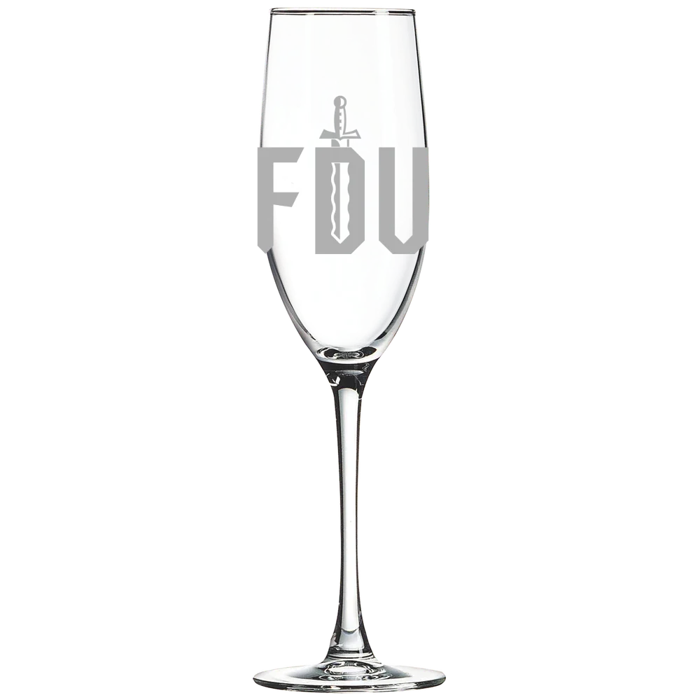 Fairleigh Dickinson University, Metropolitan Campus Polar Camel 8 oz. Champagne Flute
