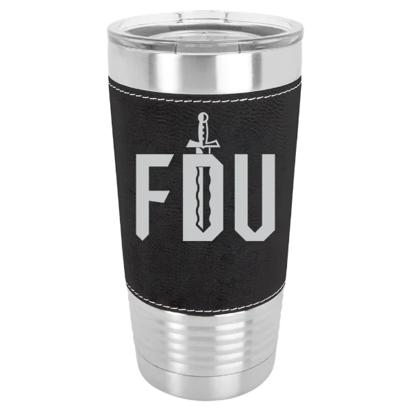 Fairleigh Dickinson University, Metropolitan Campus Polar Camel 20 oz. Leatherette Grip Tumbler with Standard Lid