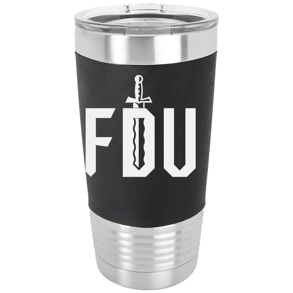 Fairleigh Dickinson University, Metropolitan Campus Polar Camel 20 oz. Silicone Grip Tumbler with Standard Lid