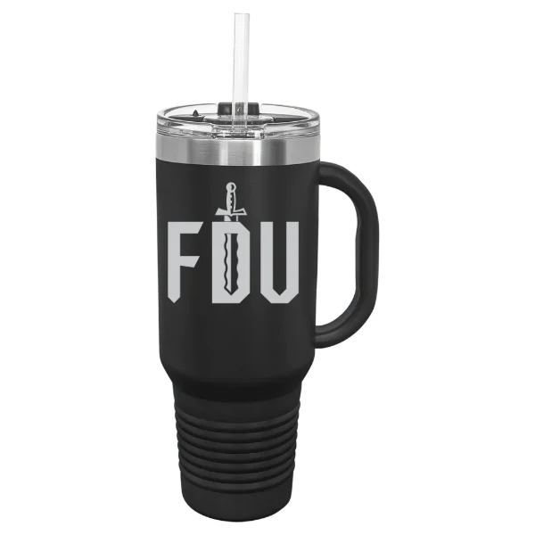 Fairleigh Dickinson University, Metropolitan Campus Polar Camel 40 oz. Travel Mug with Snap Lid & Straw