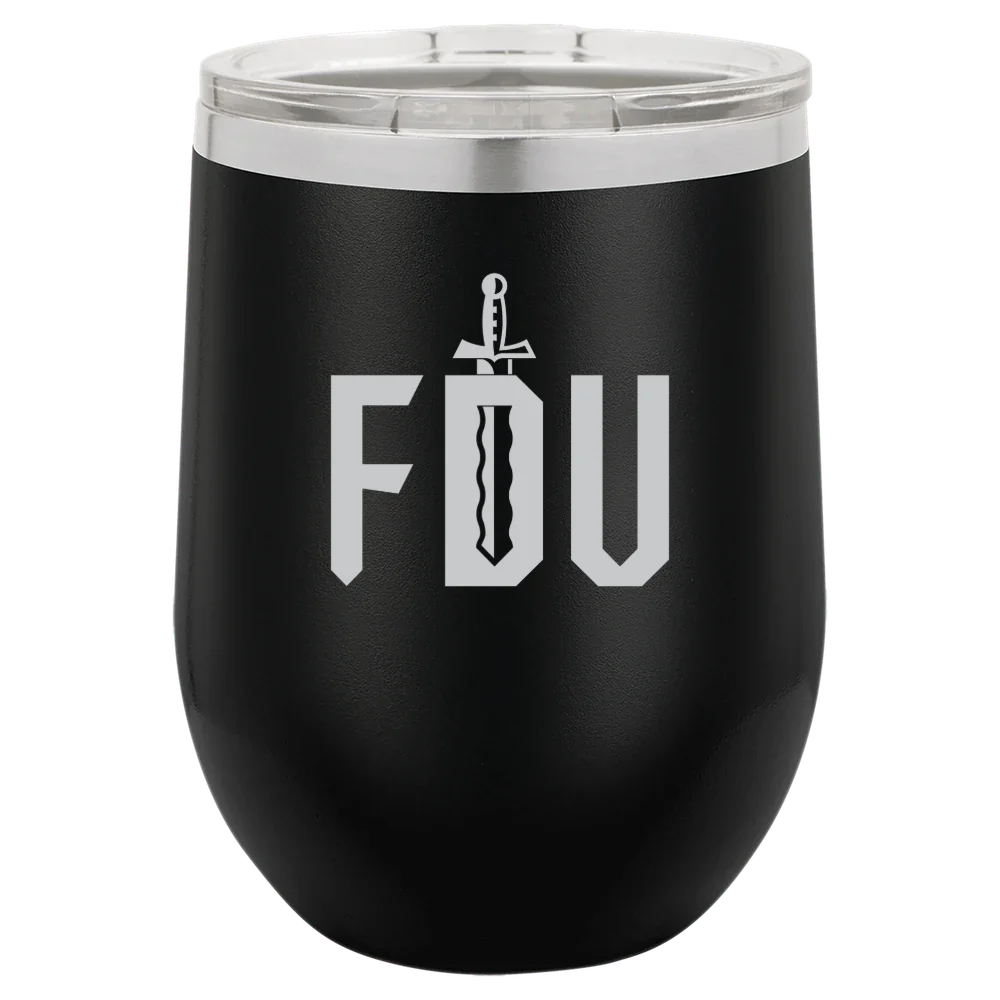 Fairleigh Dickinson University, Metropolitan Campus Polar Camel 12 oz. Stemless Wine Tumbler
