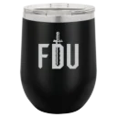 Fairleigh Dickinson University, Metropolitan Campus Polar Camel 12 oz. Stemless Wine Tumbler