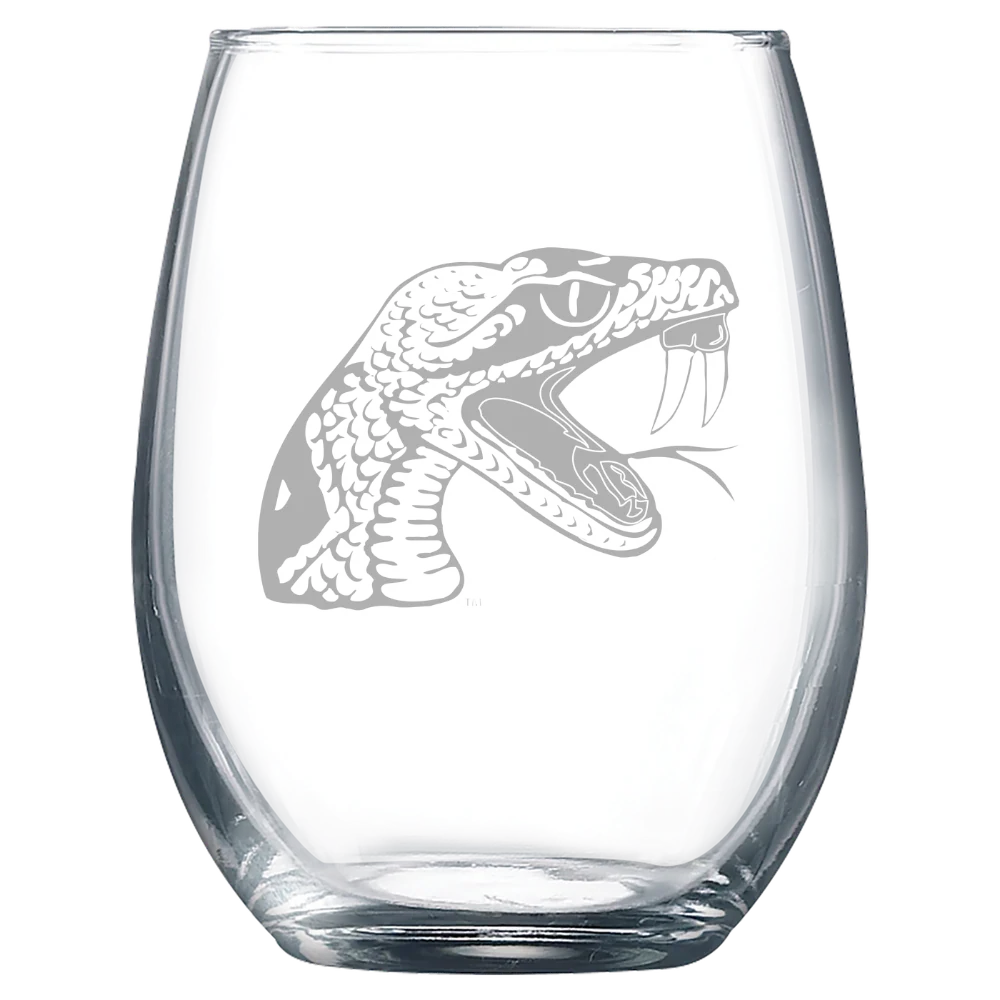 Florida A&M University Polar Camel 9 oz. Stemless Wine Glass