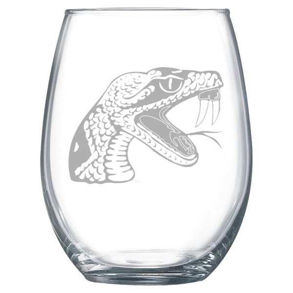 Florida A&M University Polar Camel 15 oz. Stemless Wine Glass