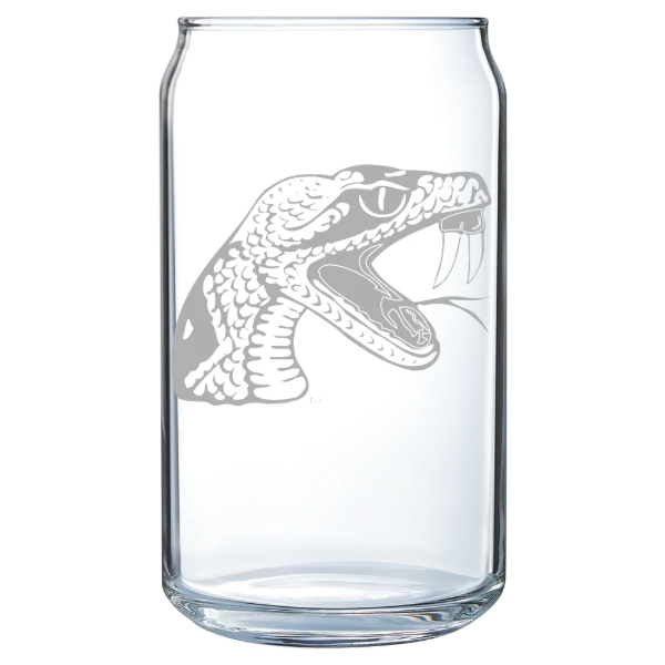 Florida A&M University Polar Camel 16 oz. Can Glass