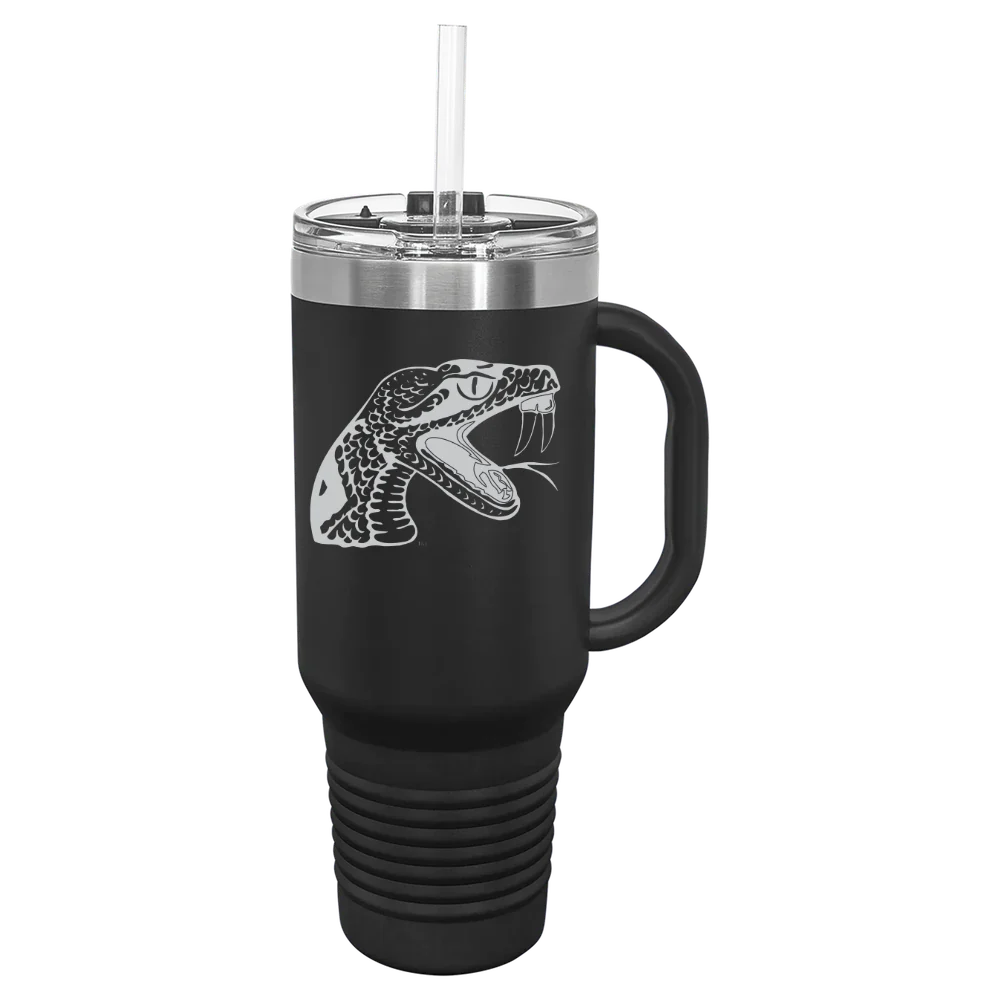 Florida A&M University Polar Camel 40 oz. Travel Mug with Snap Lid & Straw