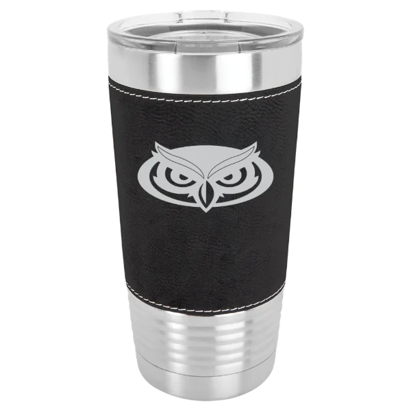 Florida Atlantic University Polar Camel 20 oz. Leatherette Grip Tumbler with Standard Lid