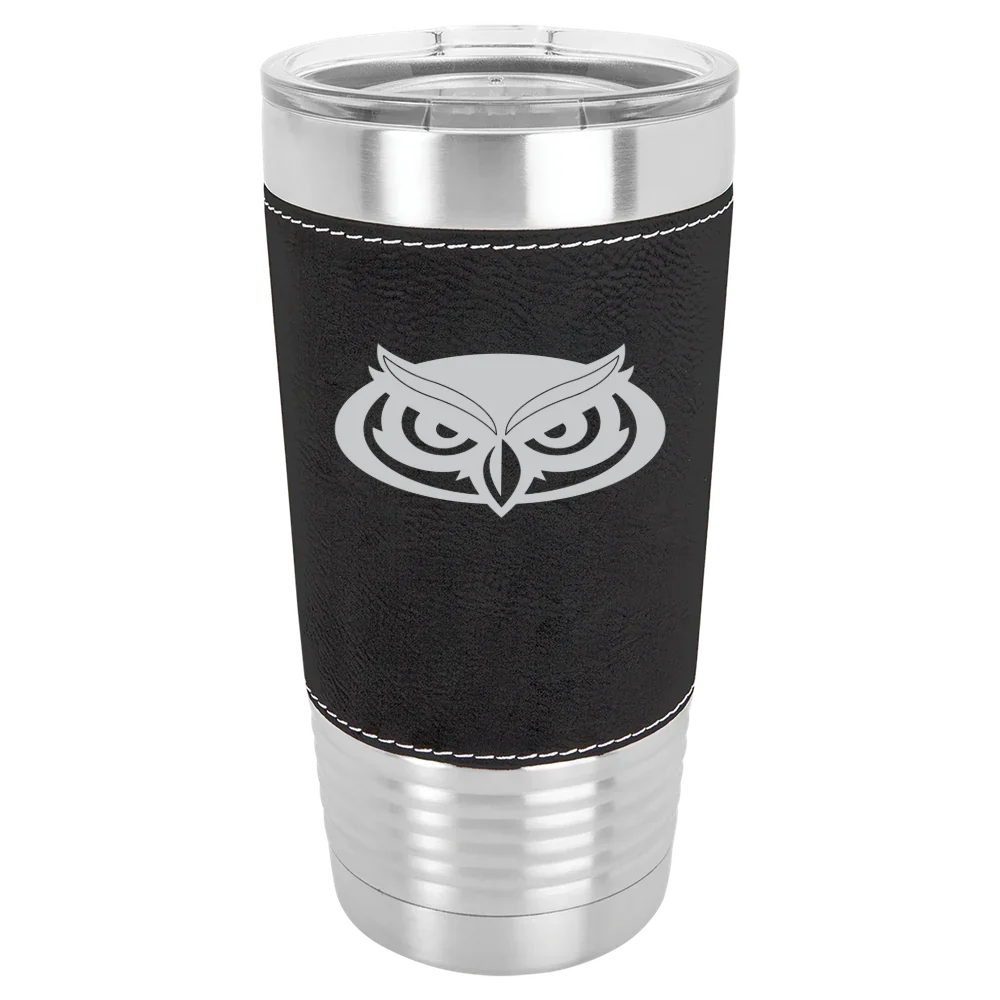 Florida Atlantic University Polar Camel 20 oz. Leatherette Grip Tumbler with Standard Lid