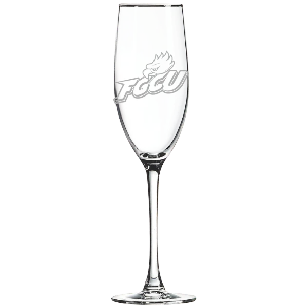 Florida Gulf Coast University Polar Camel 8 oz. Champagne Flute