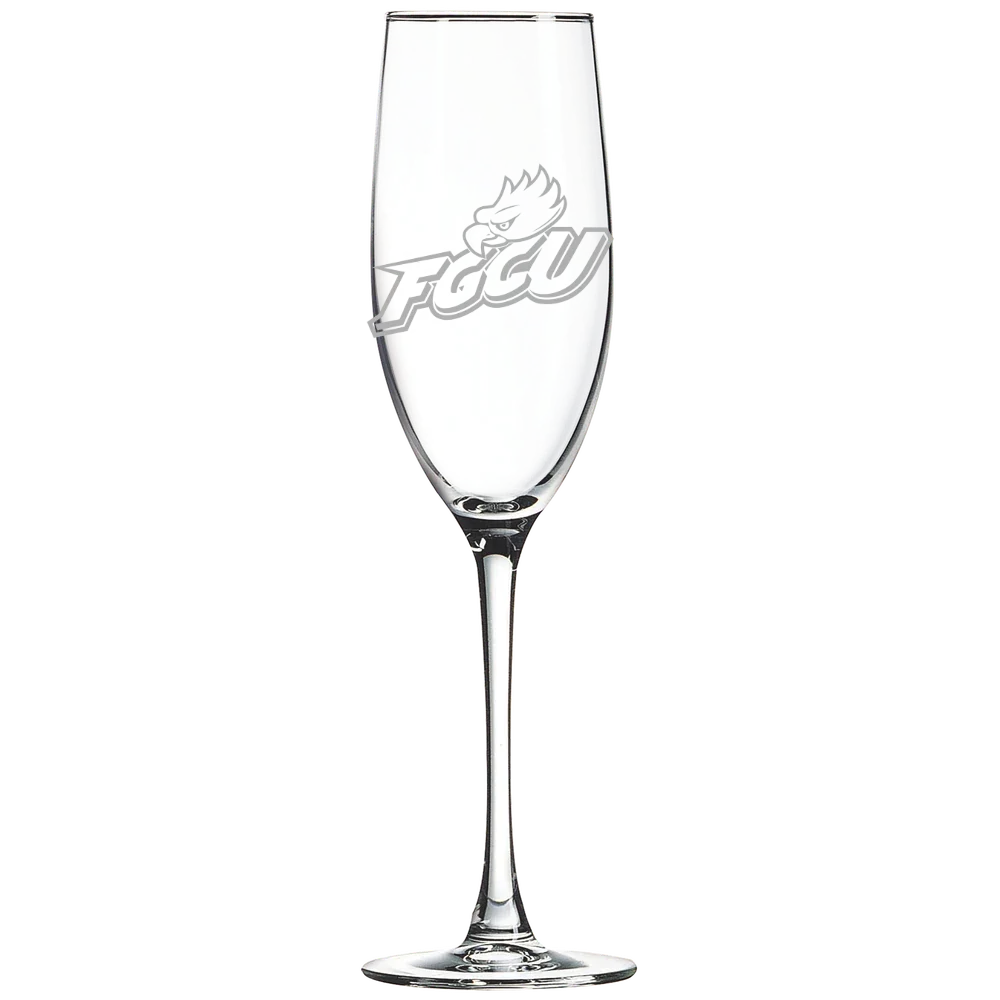 Florida Gulf Coast University Polar Camel 8 oz. Champagne Flute