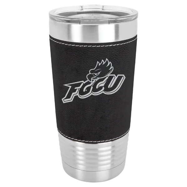 Florida Gulf Coast University Polar Camel 20 oz. Leatherette Grip Tumbler with Standard Lid
