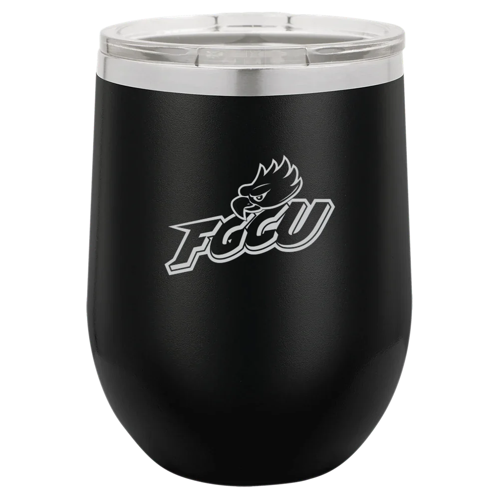 Florida Gulf Coast University Polar Camel 12 oz. Stemless Wine Tumbler