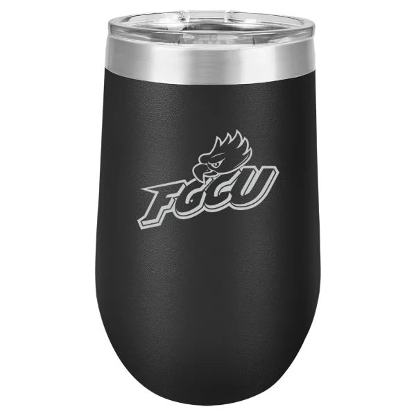 Florida Gulf Coast University Polar Camel 16 oz. Stemless Wine Tumbler
