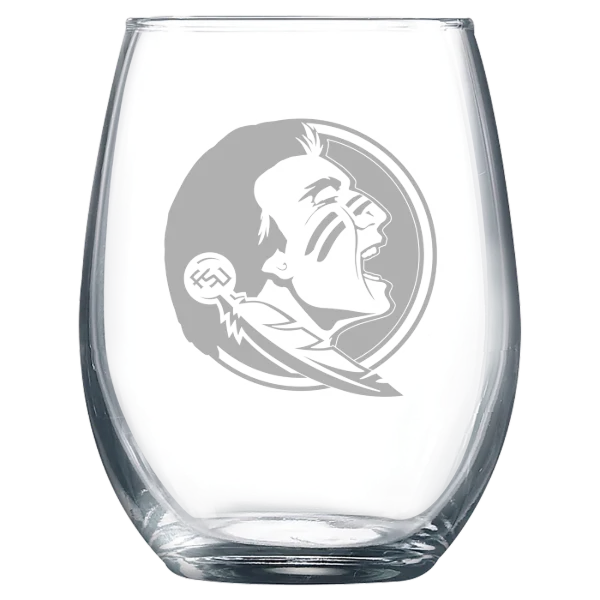 Florida State University Polar Camel 9 oz. Stemless Wine Glass