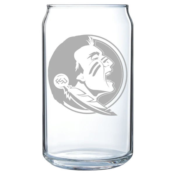 Florida State University Polar Camel 16 oz. Can Glass