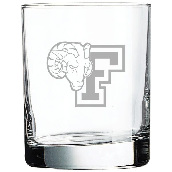 Fordham University Polar Camel 10 1/2 oz. On The Rocks Glass