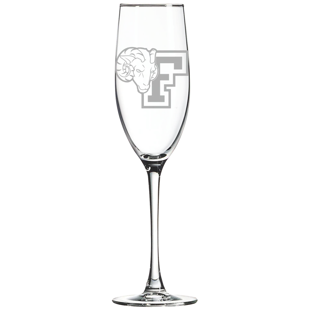 Fordham University Polar Camel 8 oz. Champagne Flute