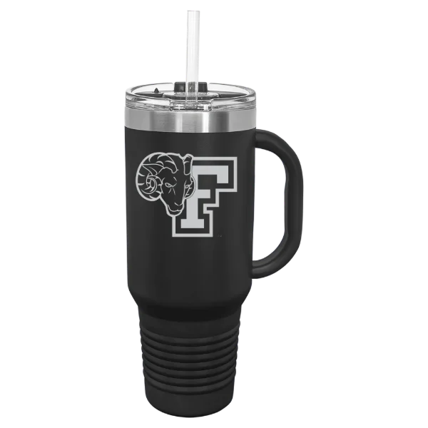 Fordham University Polar Camel 40 oz. Travel Mug with Snap Lid & Straw