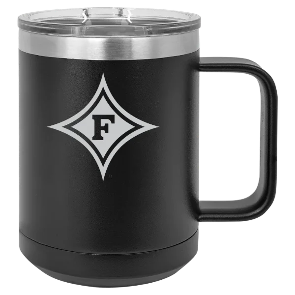 Furman University Polar Camel 15 oz. Mug with Slider Lid