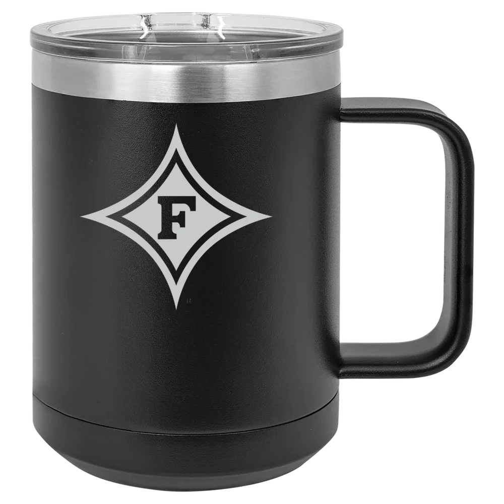 Furman University Polar Camel 15 oz. Mug with Slider Lid