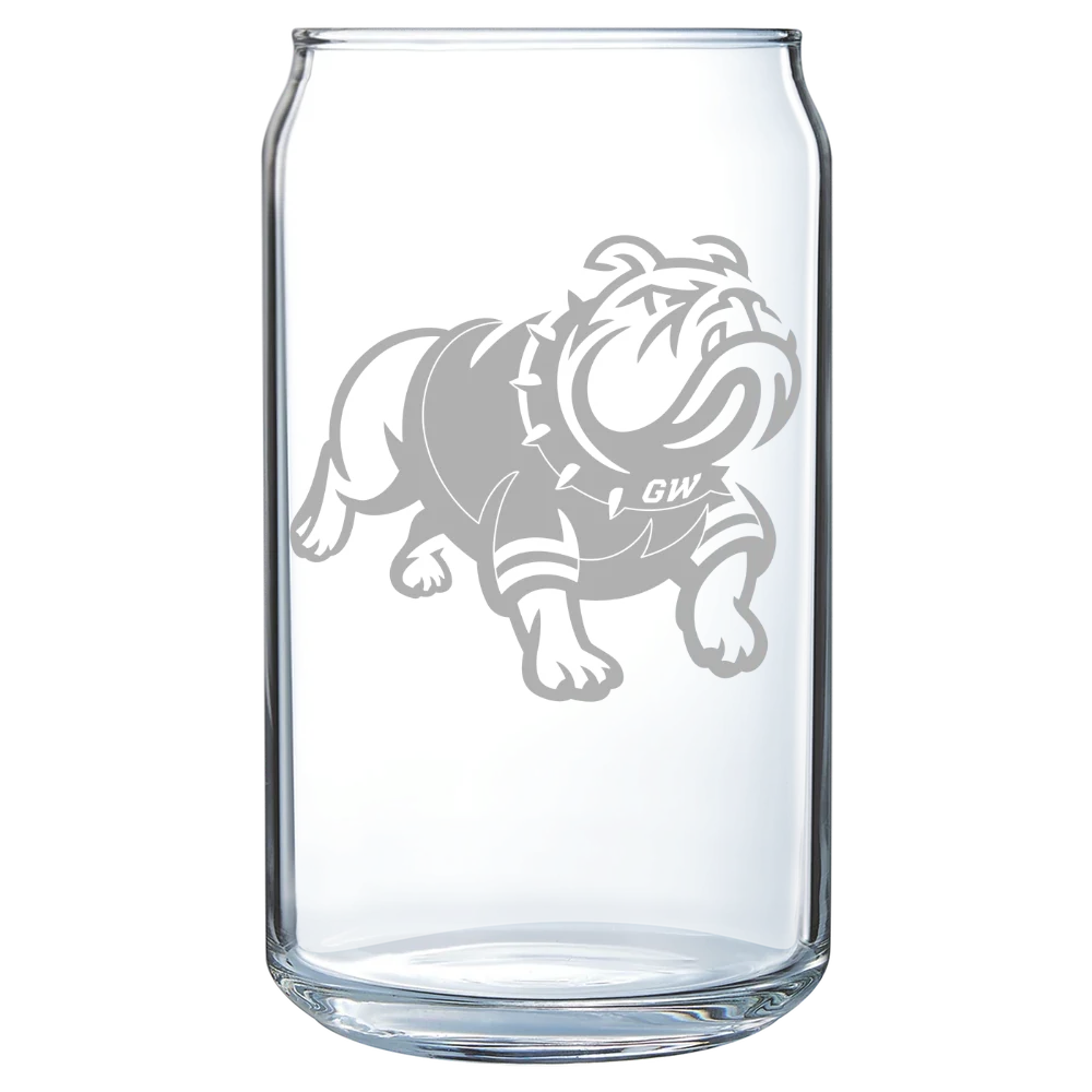 Gardner-Webb University Polar Camel 16 oz. Can Glass