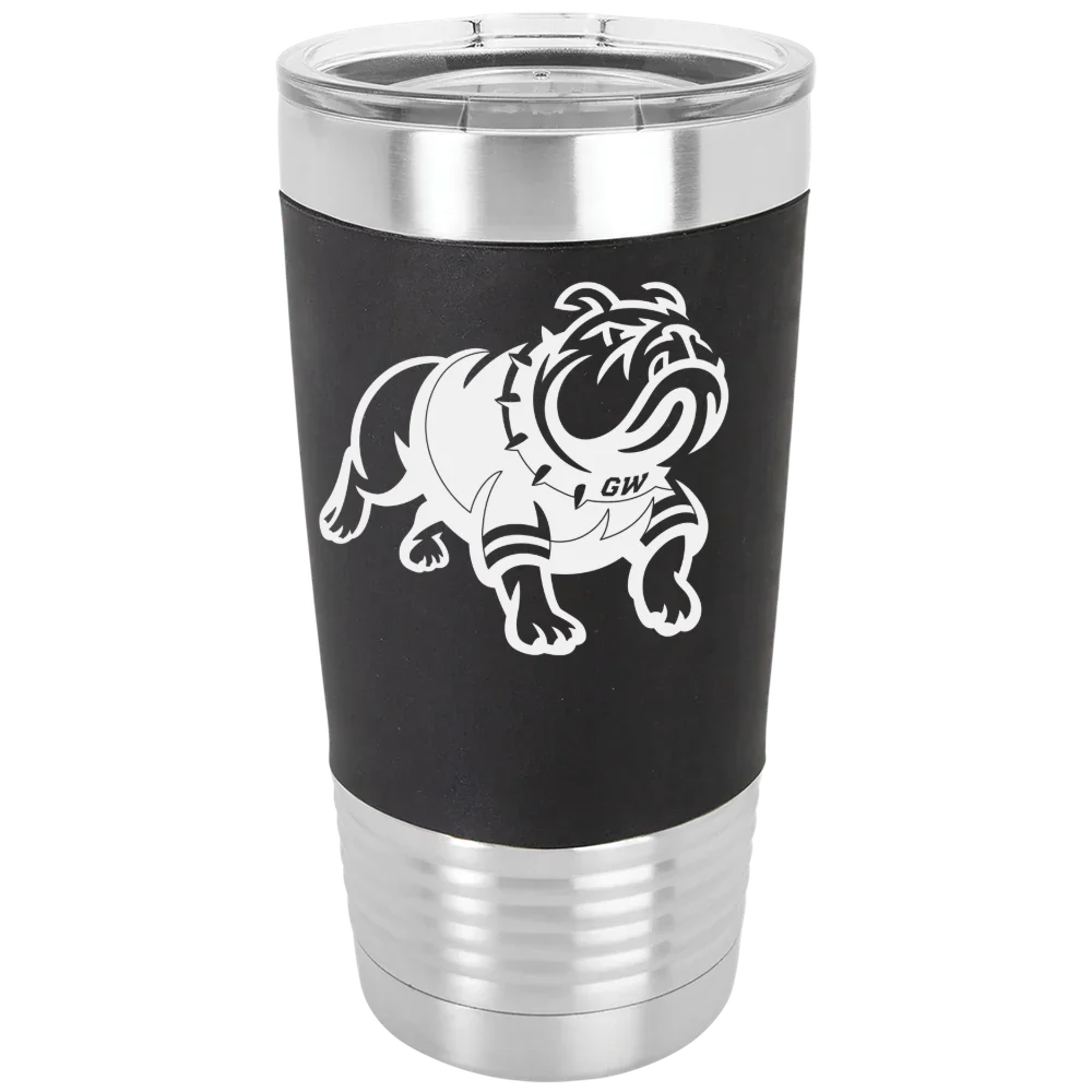 Gardner-Webb University Polar Camel 20 oz. Silicone Grip Tumbler with Standard Lid