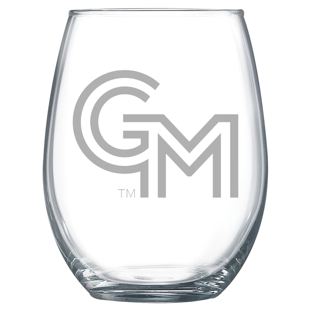 George Mason University Polar Camel 15 oz. Stemless Wine Glass