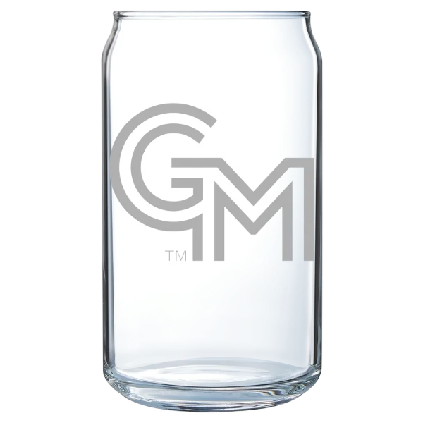 George Mason University Polar Camel 16 oz. Can Glass