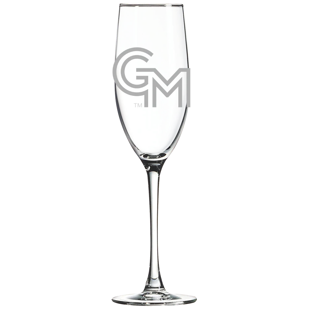 George Mason University Polar Camel 8 oz. Champagne Flute