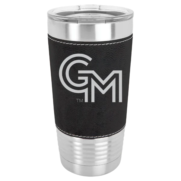 George Mason University Polar Camel 20 oz. Leatherette Grip Tumbler with Standard Lid