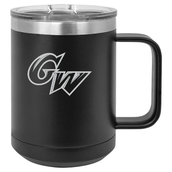 George Washington University Polar Camel 15 oz. Mug with Slider Lid