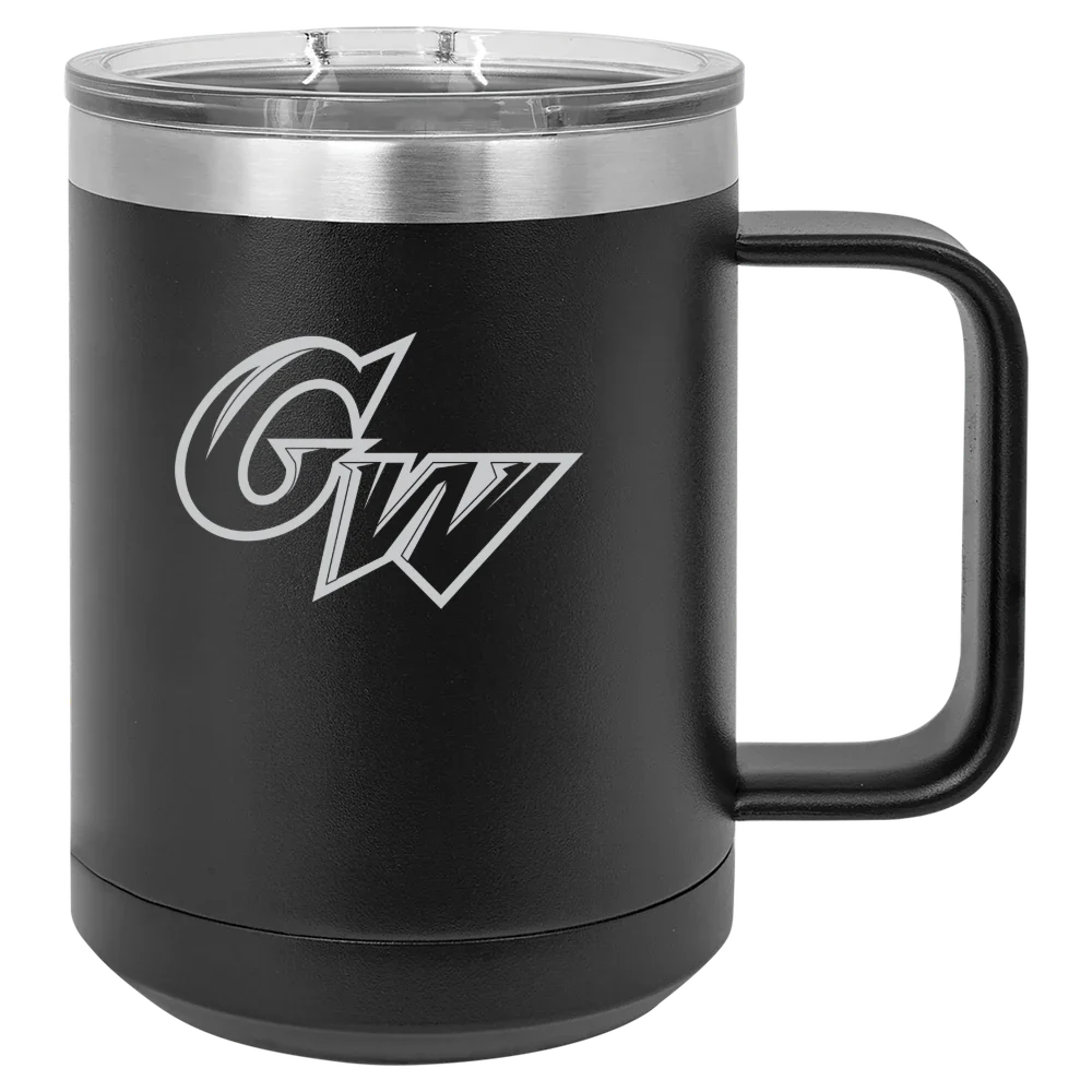 George Washington University Polar Camel 15 oz. Mug with Slider Lid