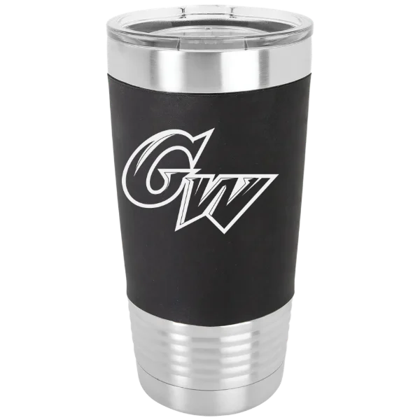 George Washington University Polar Camel 20 oz. Silicone Grip Tumbler with Standard Lid