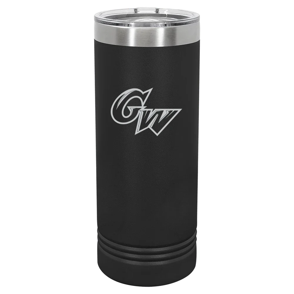 George Washington University Polar Camel 22 oz. Skinny Tumbler with Slider Lid