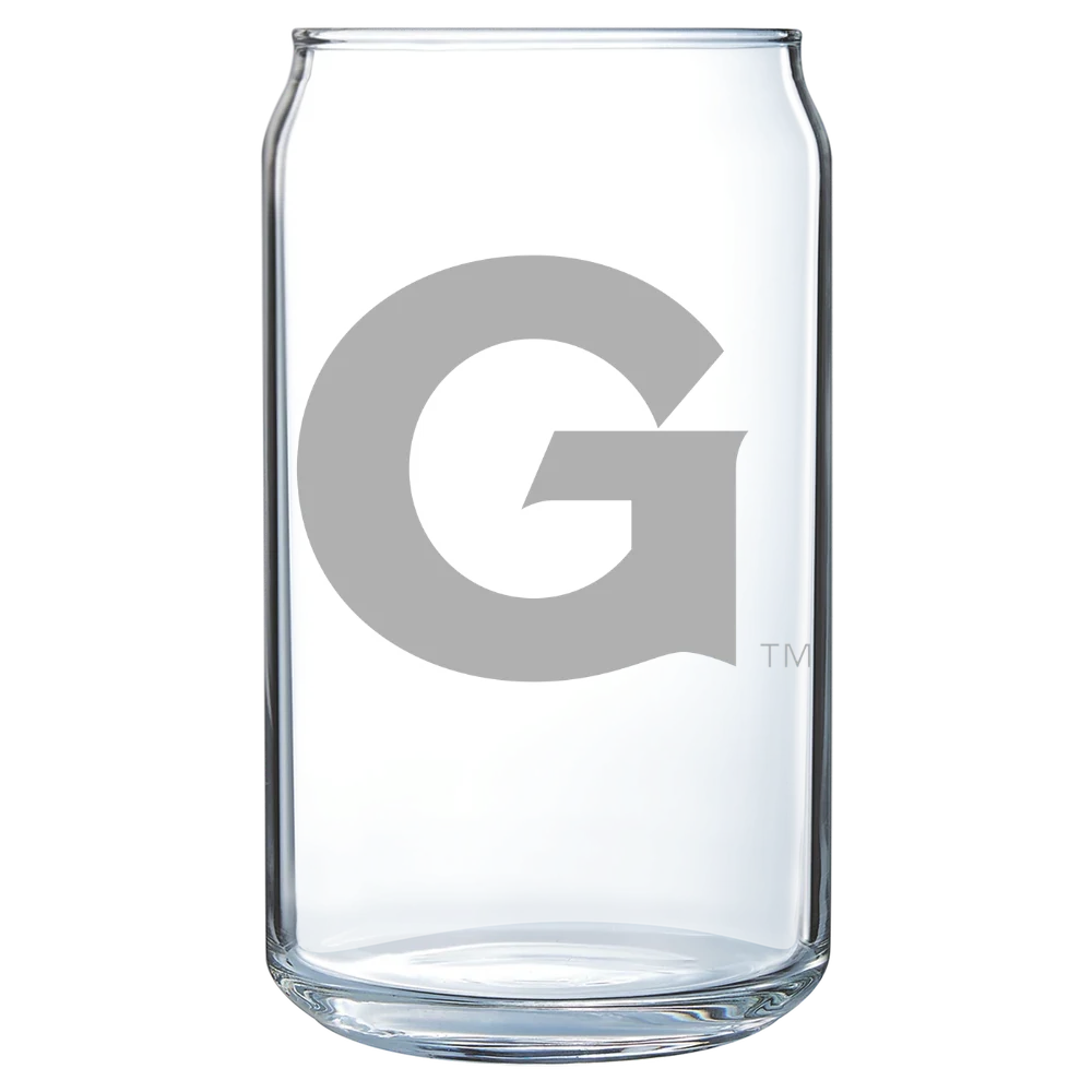 Georgetown University Polar Camel 16 oz. Can Glass