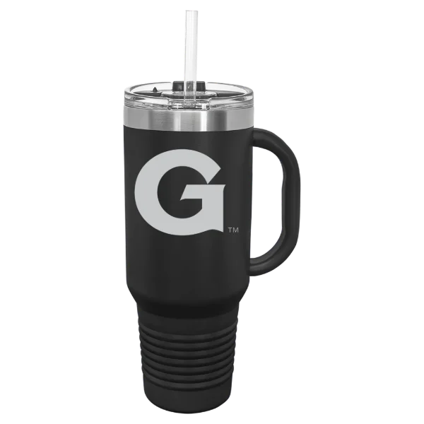 Georgetown University Polar Camel 40 oz. Travel Mug with Snap Lid & Straw